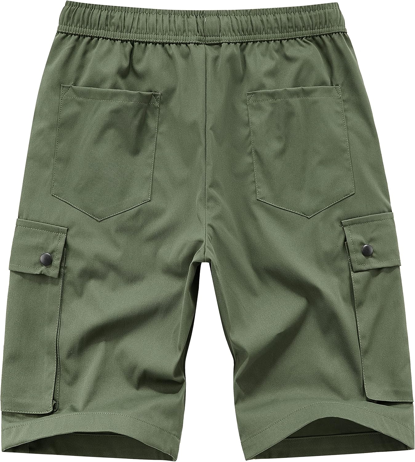 VtuAOL Women's Cargo Shorts Casual Elastic Waist Comfy Relaxed Fit Shorts - Image 4