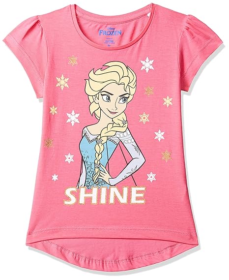 Frozen By Kidsville Regular fit Girl T-Shirt