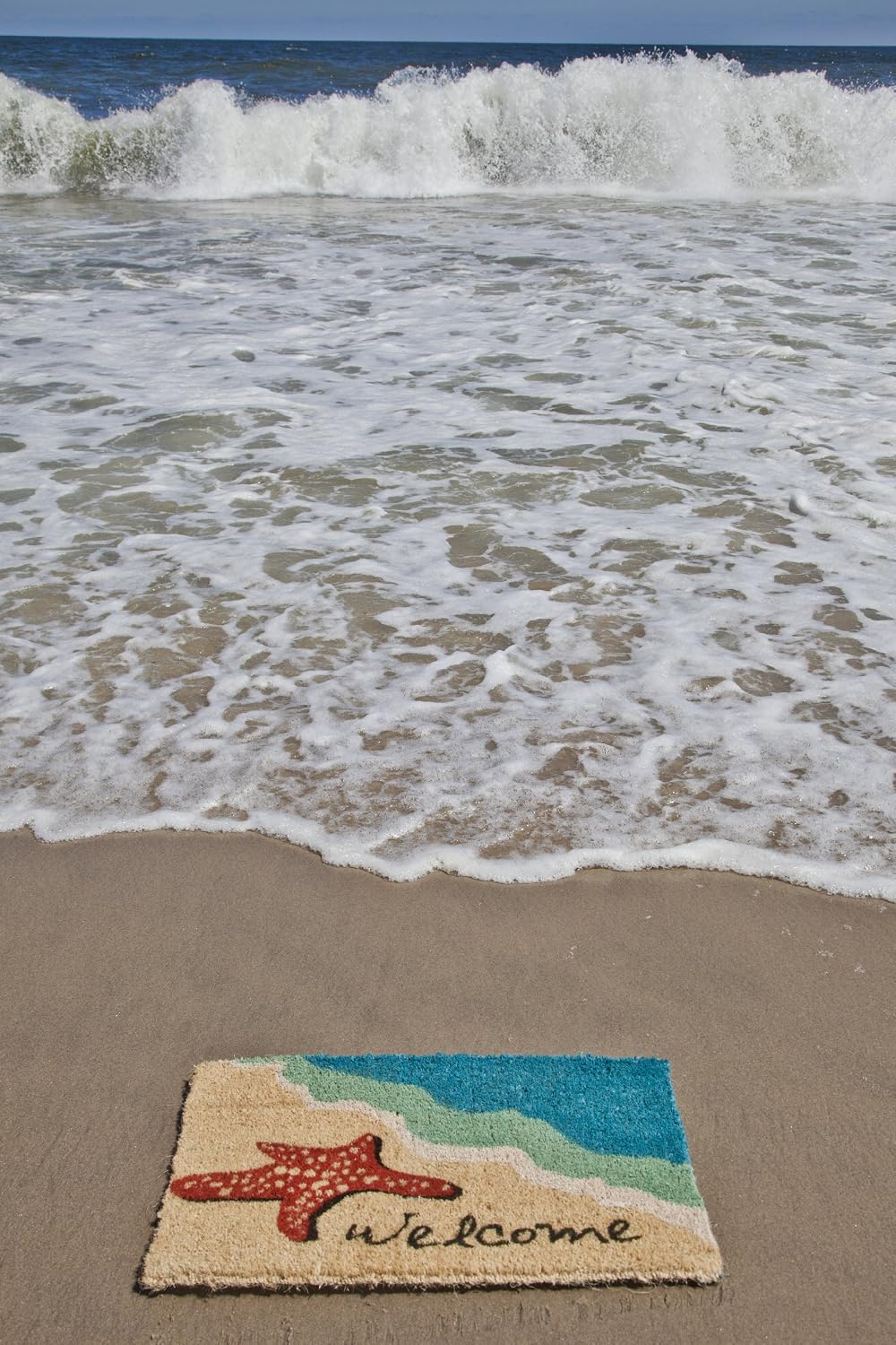 Entryways Starfish Welcome Hand Made Coir Doormat 18" x 30"