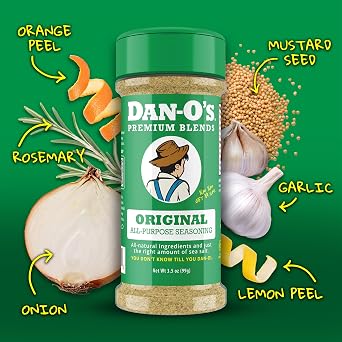 Dan-Os SPG Tri-O, Original & Cheesoning Variety Pack 3 Bottles Salt Pepper Garlic, All Purpose & Parmesan Seasoning Bundle