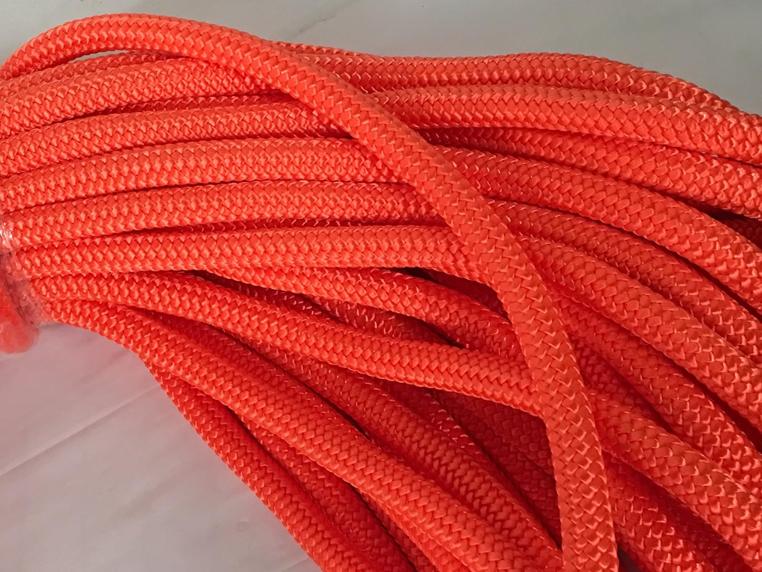 Double Braid Nylon Rope 1/2 inch, Orange