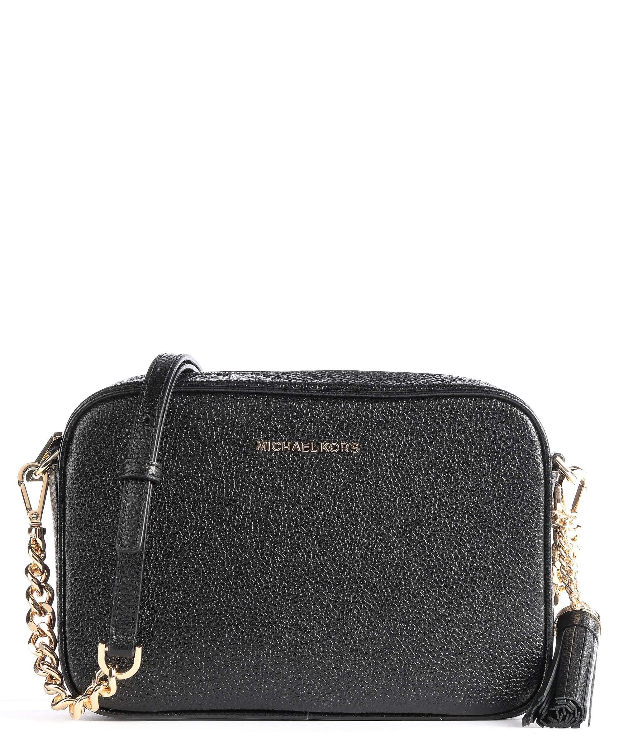 MICHAEL DI MICHAEL KORS Pochette Donna SS 2019 CROSSBODIES in pelle martellata, chiusura con zip, tracolla removibile e regolabile, tasca interna con zip, tinta unita