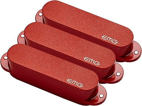 EMG SA Active - Juego de pastilla de guitarra de bobina única, color rojo