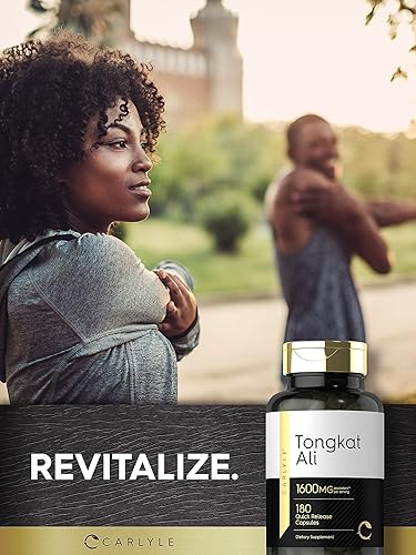Miniatura 7 de Tongkat Ali  180 cápsulas de liberación rápida  1,600 mg  Suplemento sin OMG y sin gluten  por Carlyle
