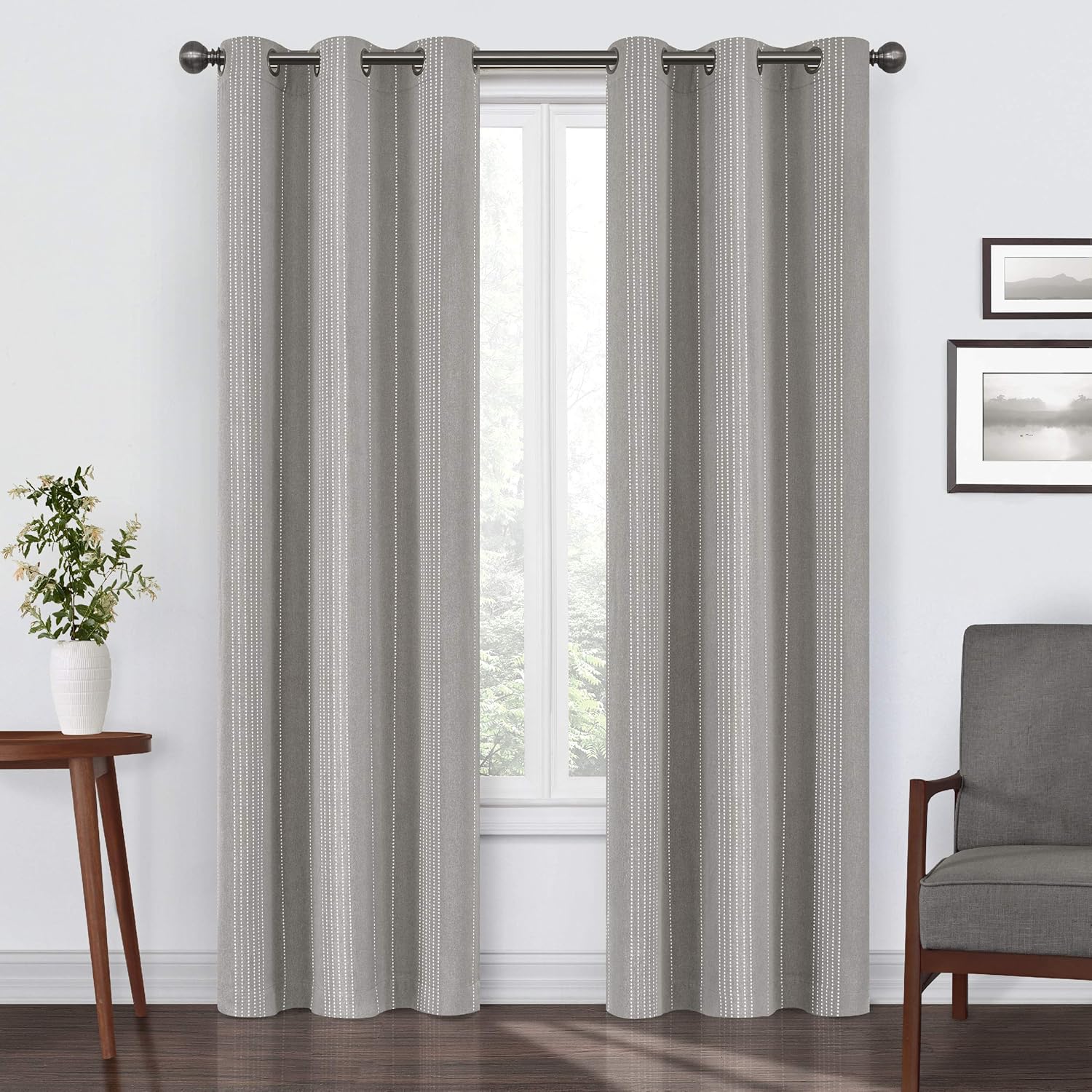 Eclipse Ronneby Grommet Top Curtains for Bedroom, Single