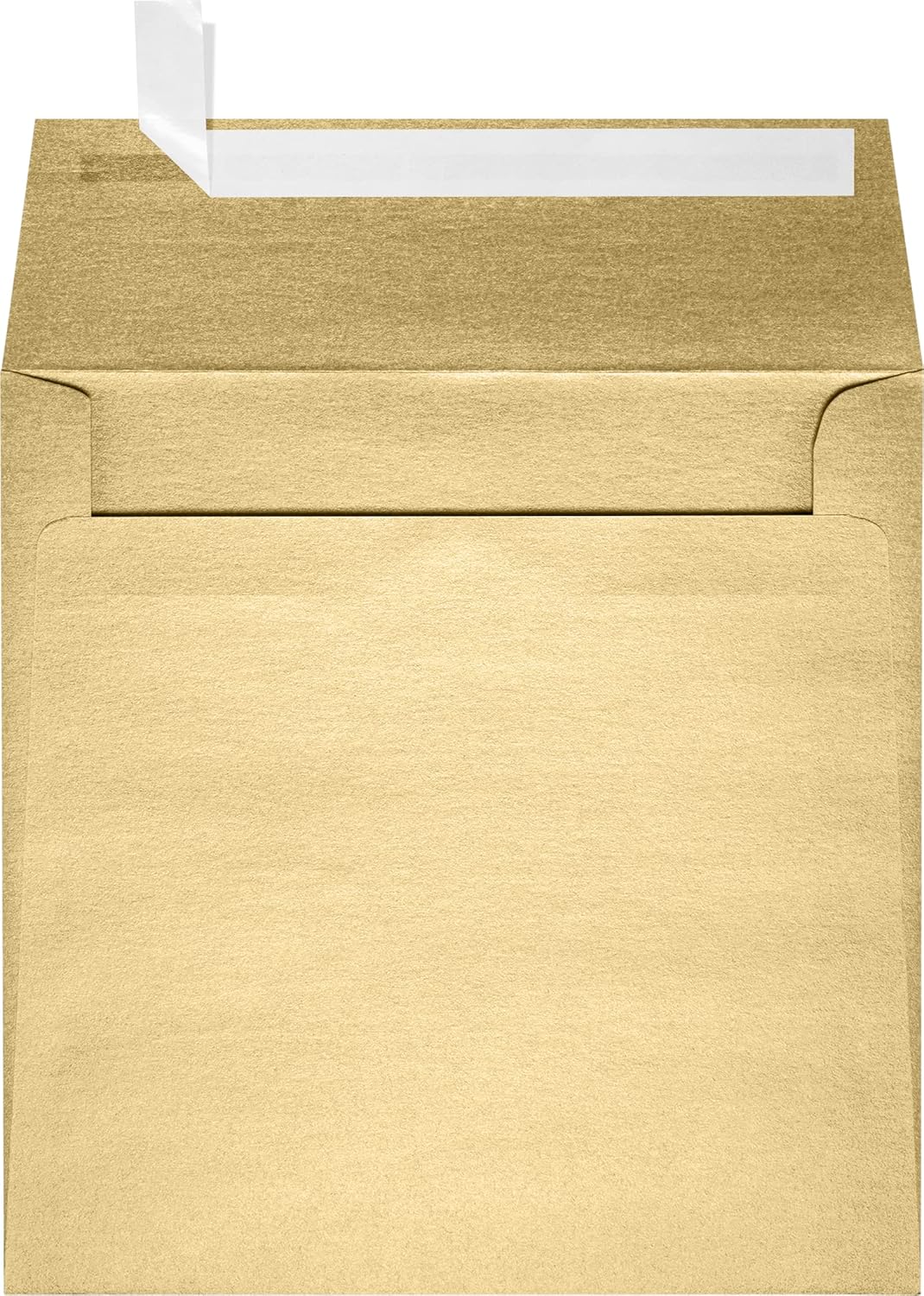 LUXPaper Square Invitation Envelopes | Peel & Press | 6" x 6" | Taupe Metallic | 81lb. Text | 250 Qty