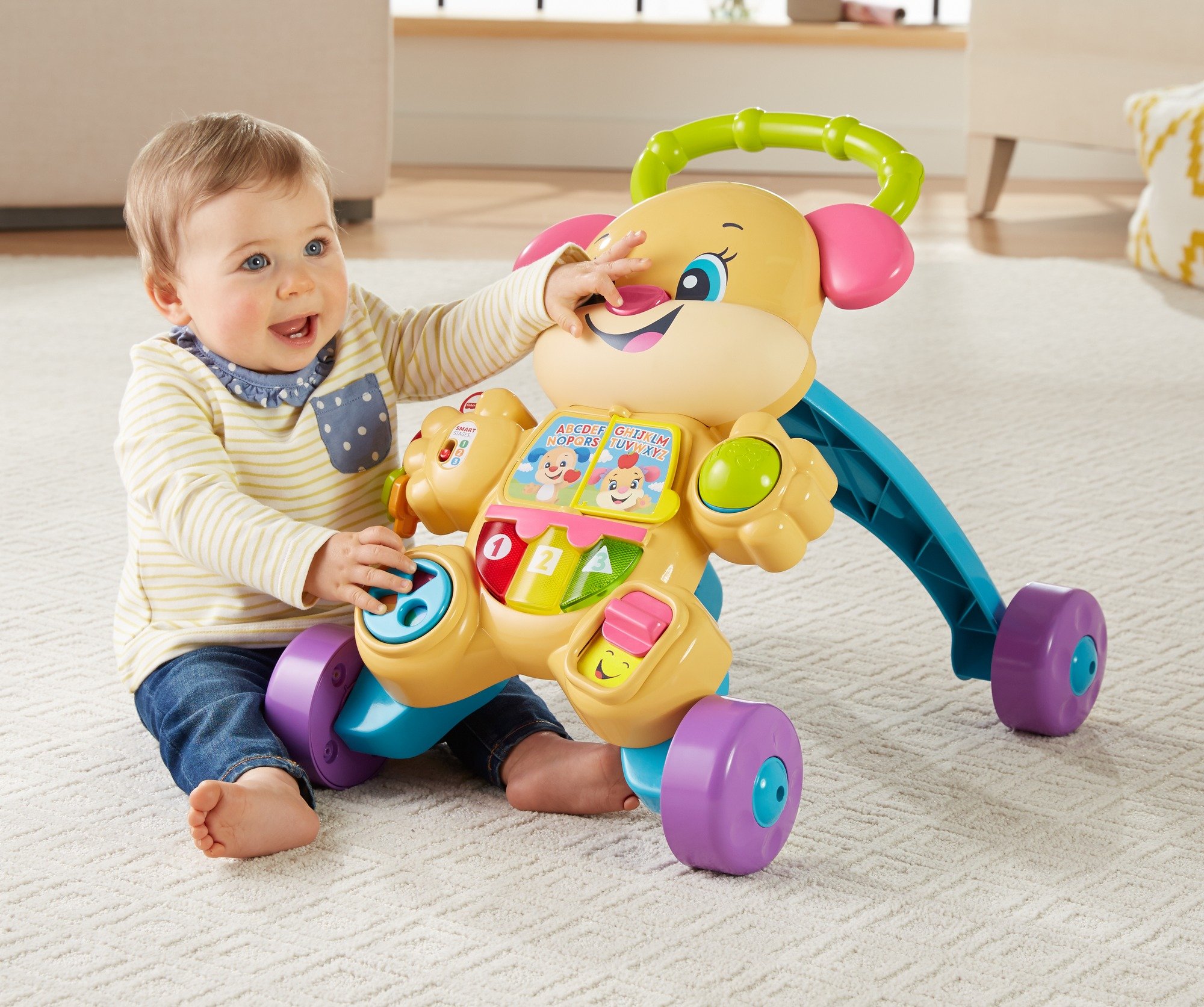 Fisher Price Fisher Price CGR43 Giocattolo educativo frd04 Amica Girello