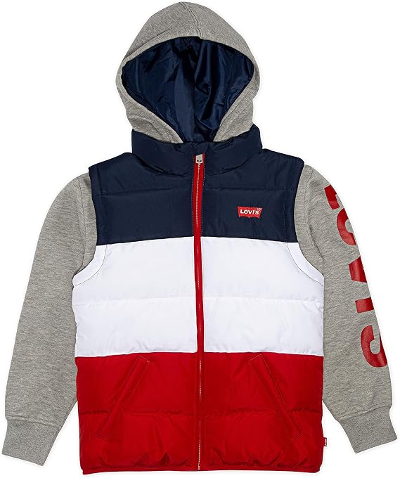 Levi's boys 2fer Puffer Jacket : Amazon 