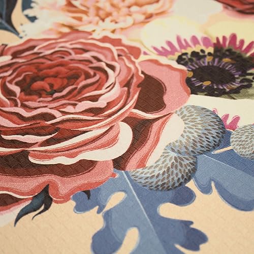 Miniatura 3 de Floral Novelty Wellness - Tapete de cocina antifatiga, alivio de cocina y de pie, espuma viscoelástica y antideslizante, 20 x 39 pulgadas, flor de