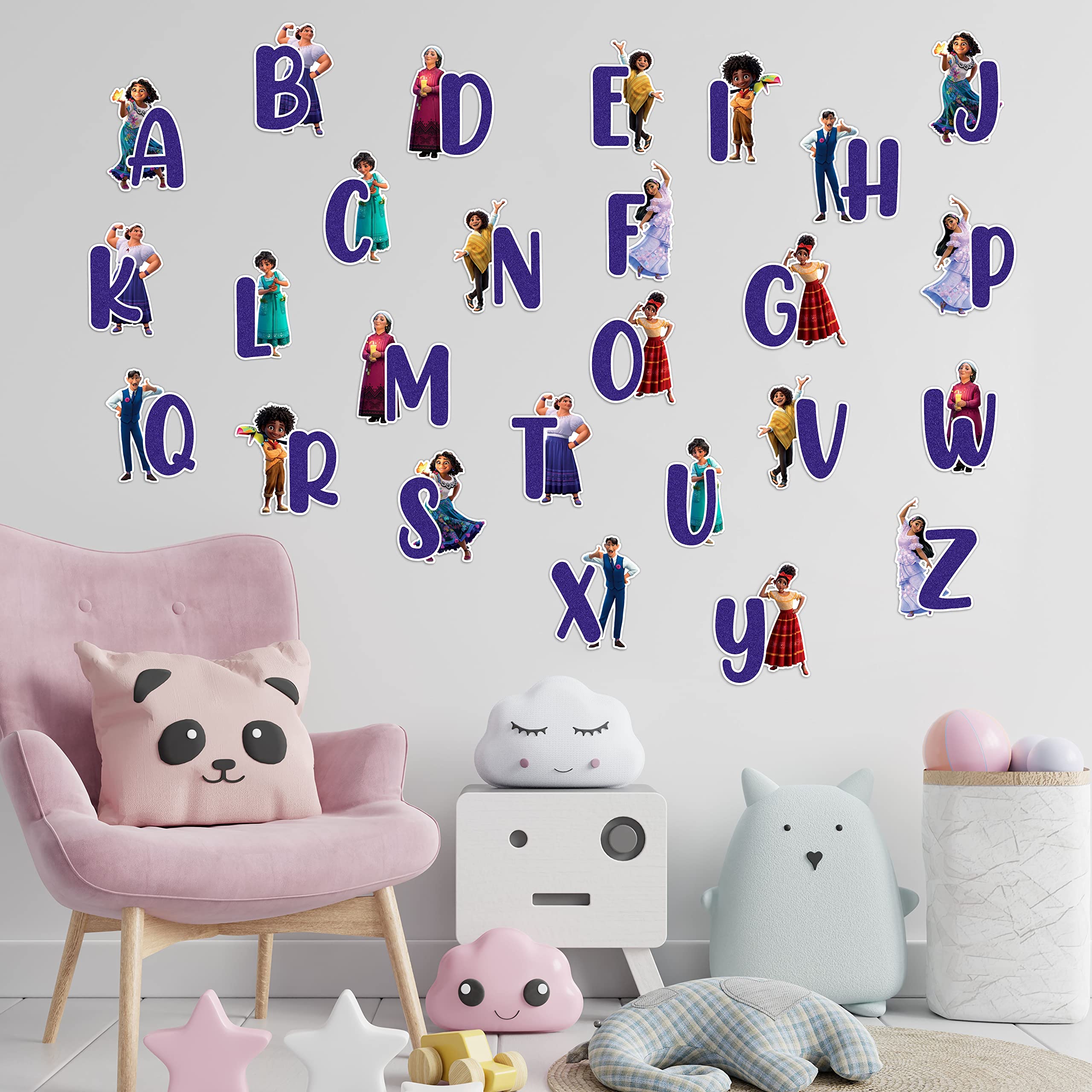 Seyal® Encato A - Z Alphabet Wall Sticker, Small