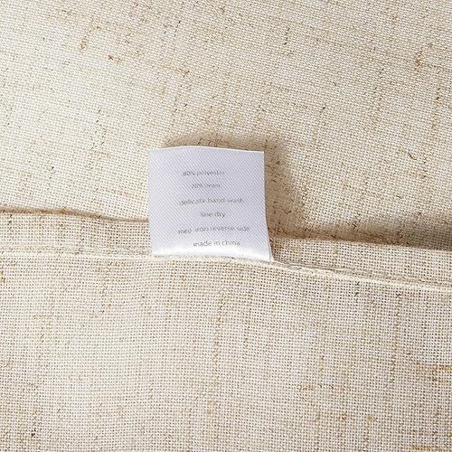 Miniatura 6 de SARO LIFESTYLE Swirling Collection - Mantel con diseño, 67 x 120 pulgadas, natural