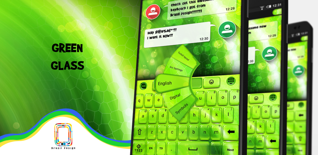 Green Glass GO KeyboardAmazon.co.jpAppstore for Android