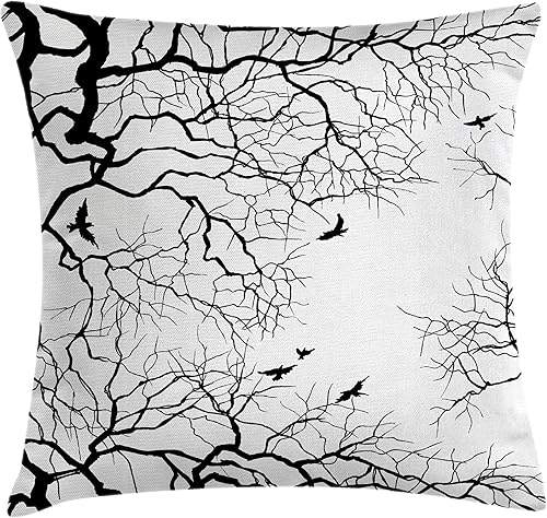 Vista 197 de Ambesonne Orient - Funda de cojín para cojín, diseño floral tradicional de Oriente Medio, clásico, bohemio, antiguo, cultura persa, funda