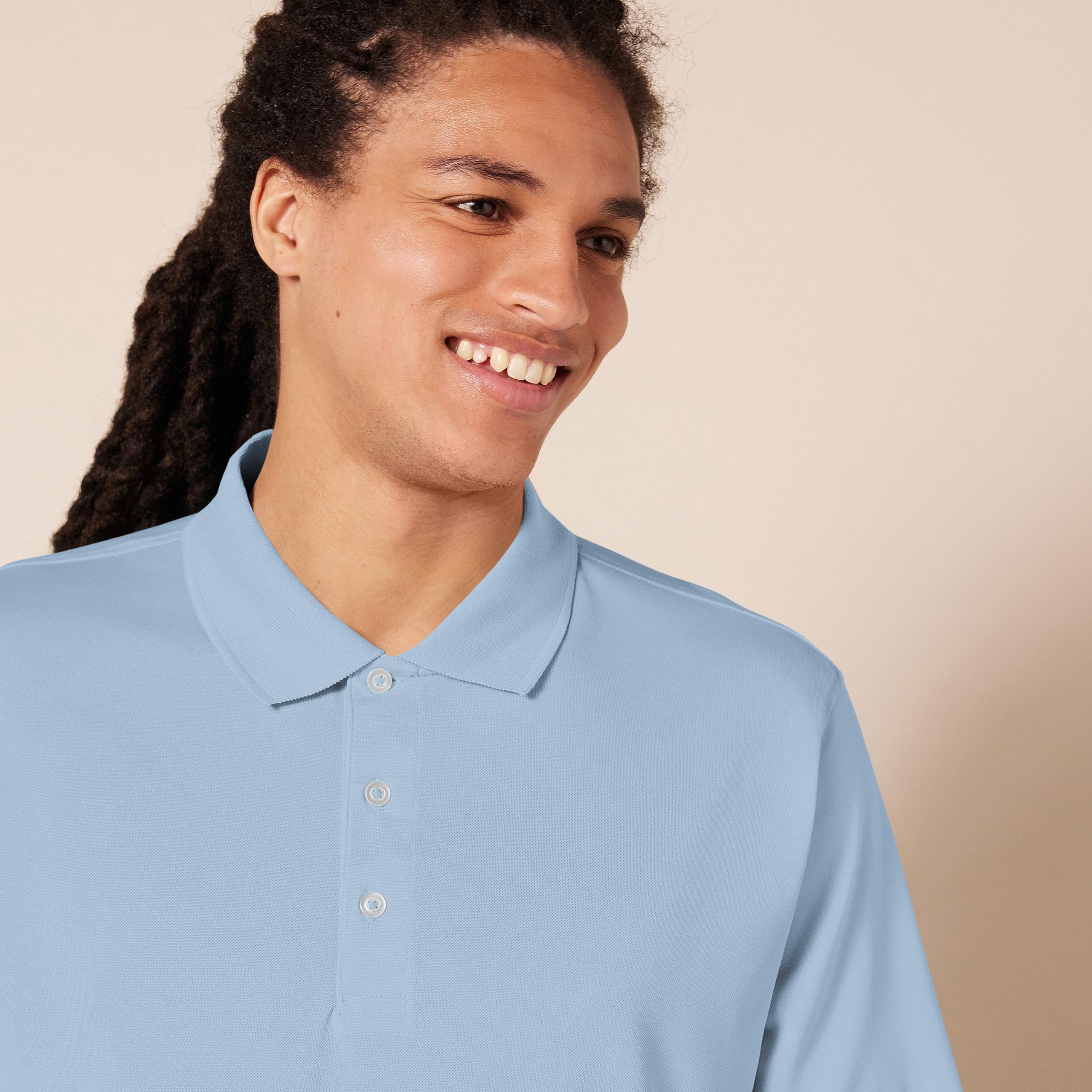 Amazon Essentials Hombre Polo de Golf, Secado Rápido Que Absorbe la Humedad, Manga Corta - 4