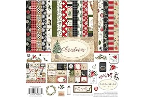 Carta Bella 12"x12" Cardstock Christmas Collection Kit