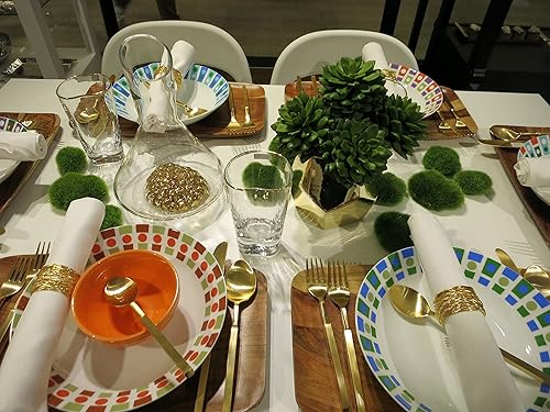 Miniatura 4 de Godinger Bandeja rectangular de madera para servir, regalo perfecto para las fiestas