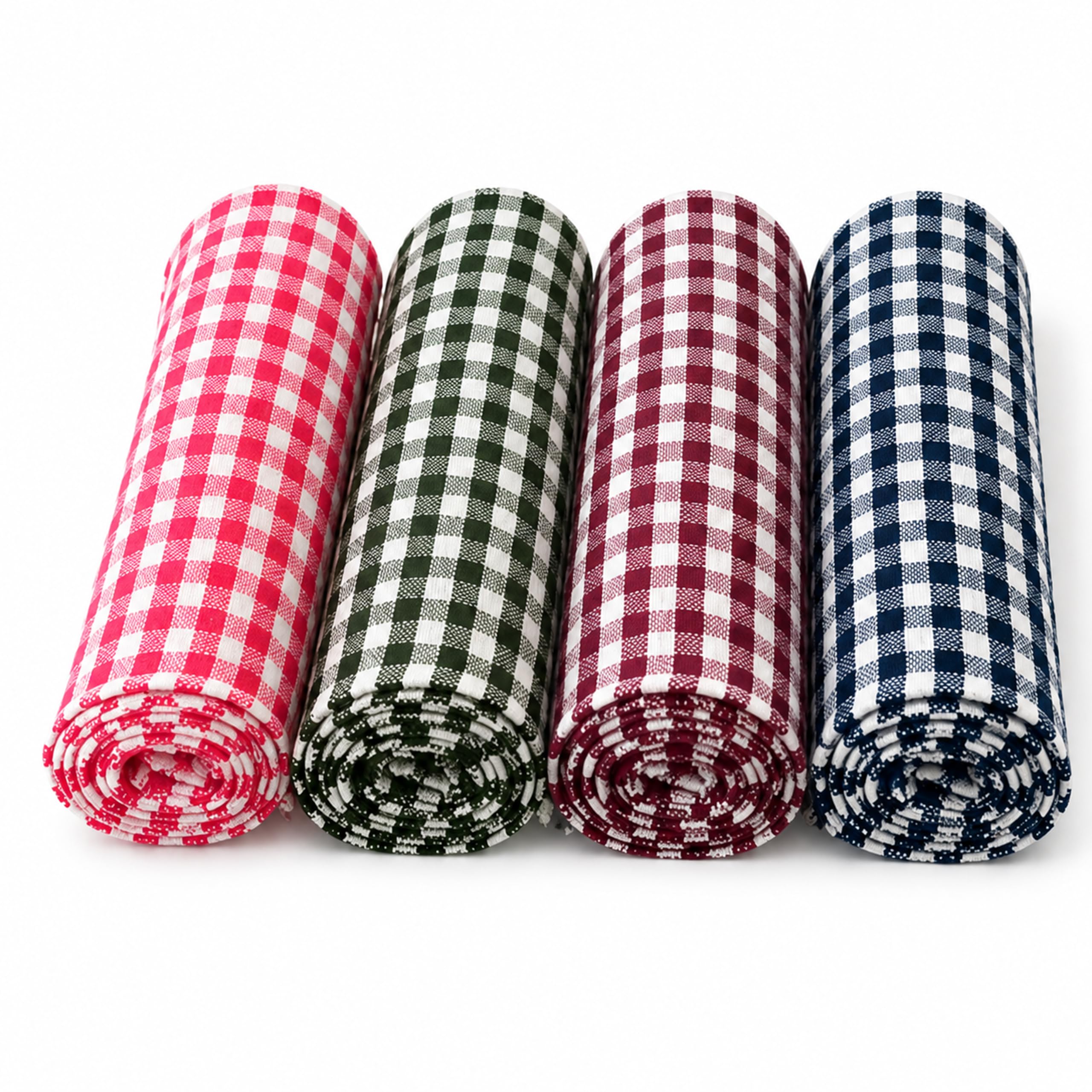 Kitchen Expert Duster Wet Dry Cotton Cleaning Cloth Set of 4 | Multicolor Dish Cloth | for Roti, Chapati, Platform, Fridge, | Table & Utensil Cleaning | Reusable Absorbent Multipurpose Kitchen Napkins-image-30