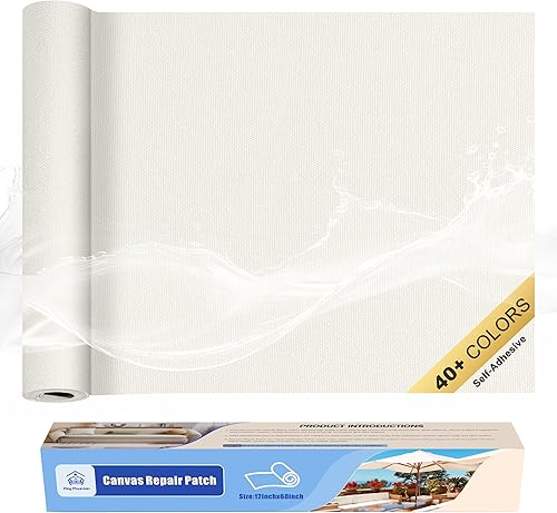 Vista 199 de KING MOUNTAIN Cinta de reparación de lona, parche para equipos para exteriores, 4 x 63 pulgadas, impermeable, autoadhesiva para reparar cubiertas