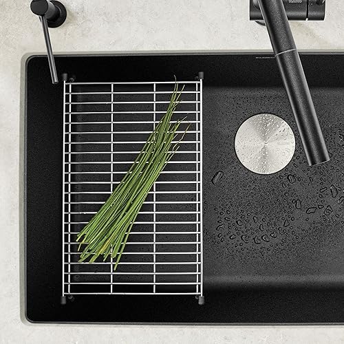 Miniatura 4 de BLANCO Rejilla de fregadero de acero inoxidable 233542 Precis