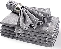 Vista 17 de Life By Cotton Juego de 12 servilletas de tela 100% algodón puro de 18 x 18 pulgadas, servilletas de boda, lavables a máquina, servilletas de Beige