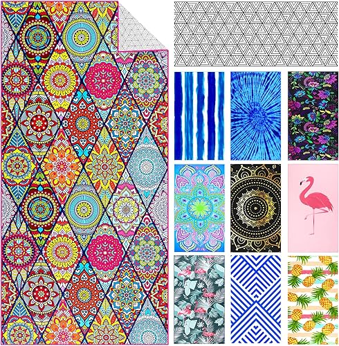 Toalla de playa de microfibra para la piscina, no se pega la arena, secado rápido, superabsorbente.