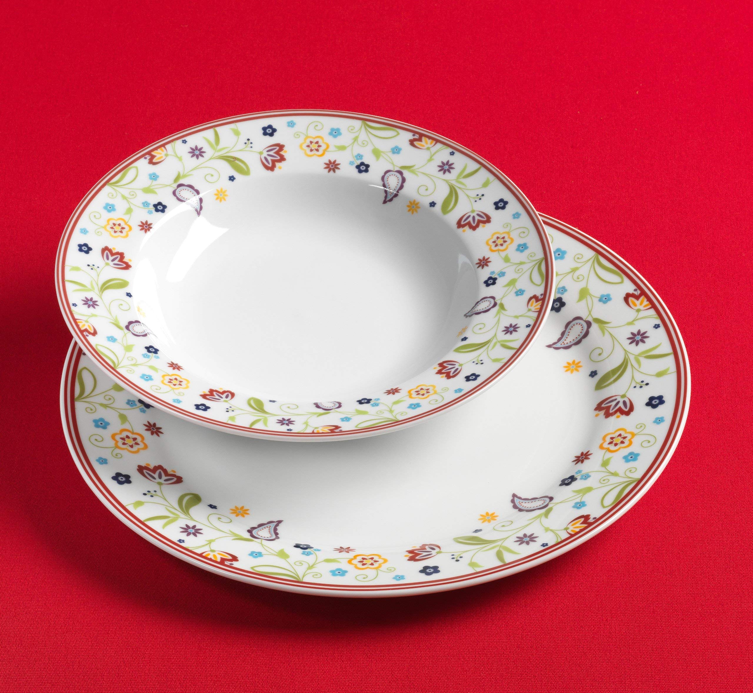 Ritzenhoff & Breker Tafelservice Doppio Shanti, 12-teilig, Porzellangeschirr & Müslischalen-Set Doppio Shanti, 6-teilig