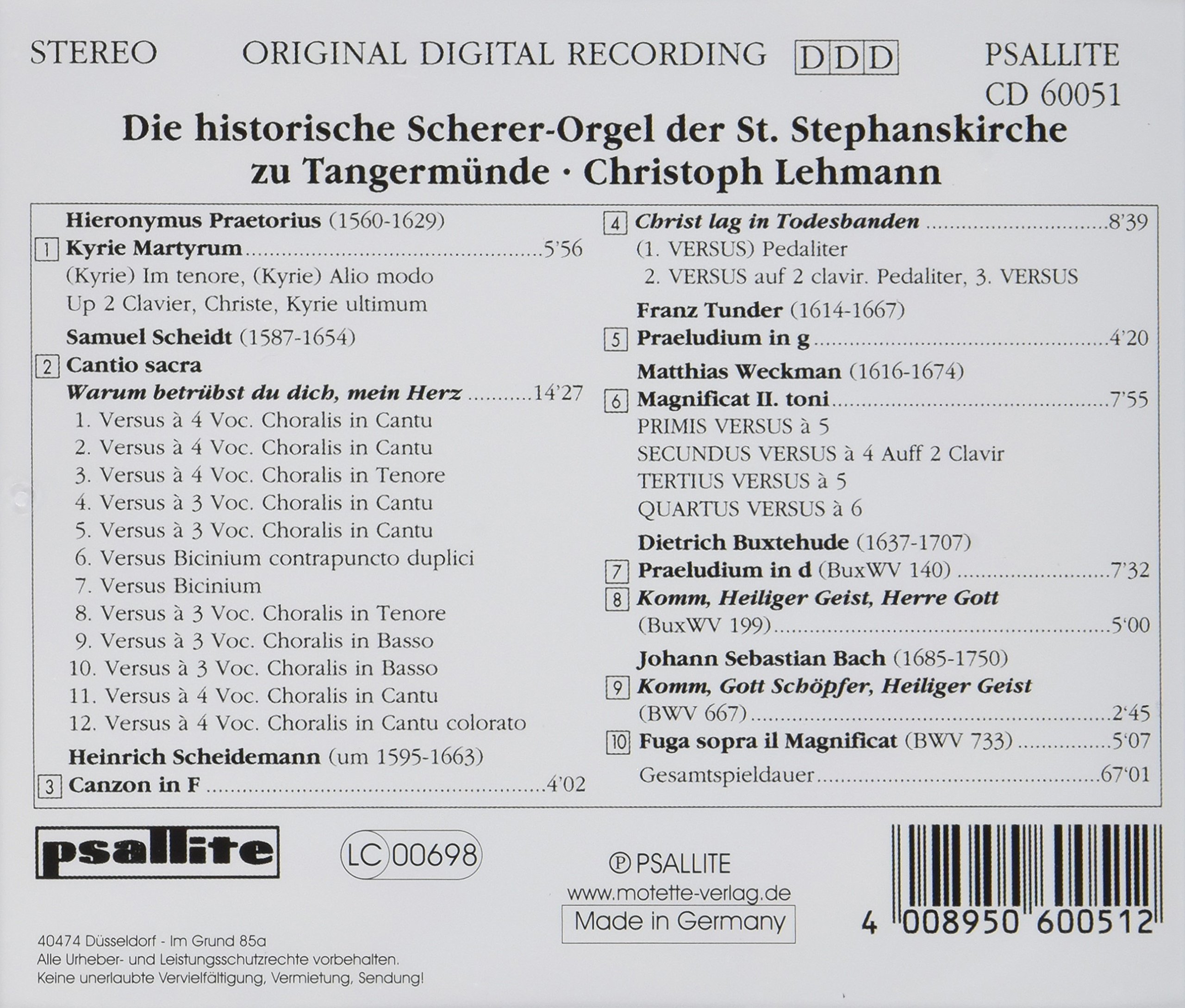 Scherer-Orgel Tangermünde