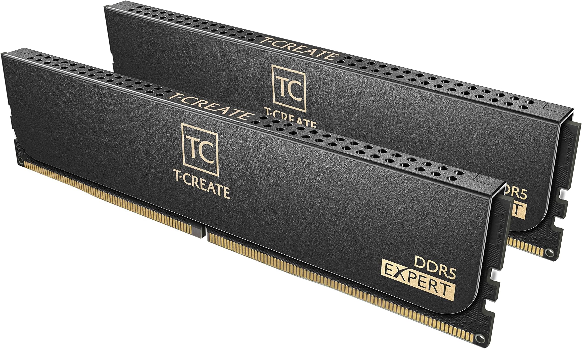 TEAMGROUP T-Create Expert Overclocking 10L DDR5 32GB Kit (2 x 16GB) 7200MHz (PC5-57600) CL34 A-DIE Desktop Memory Module Ram Black - CTCED532G7200HC34ADC01