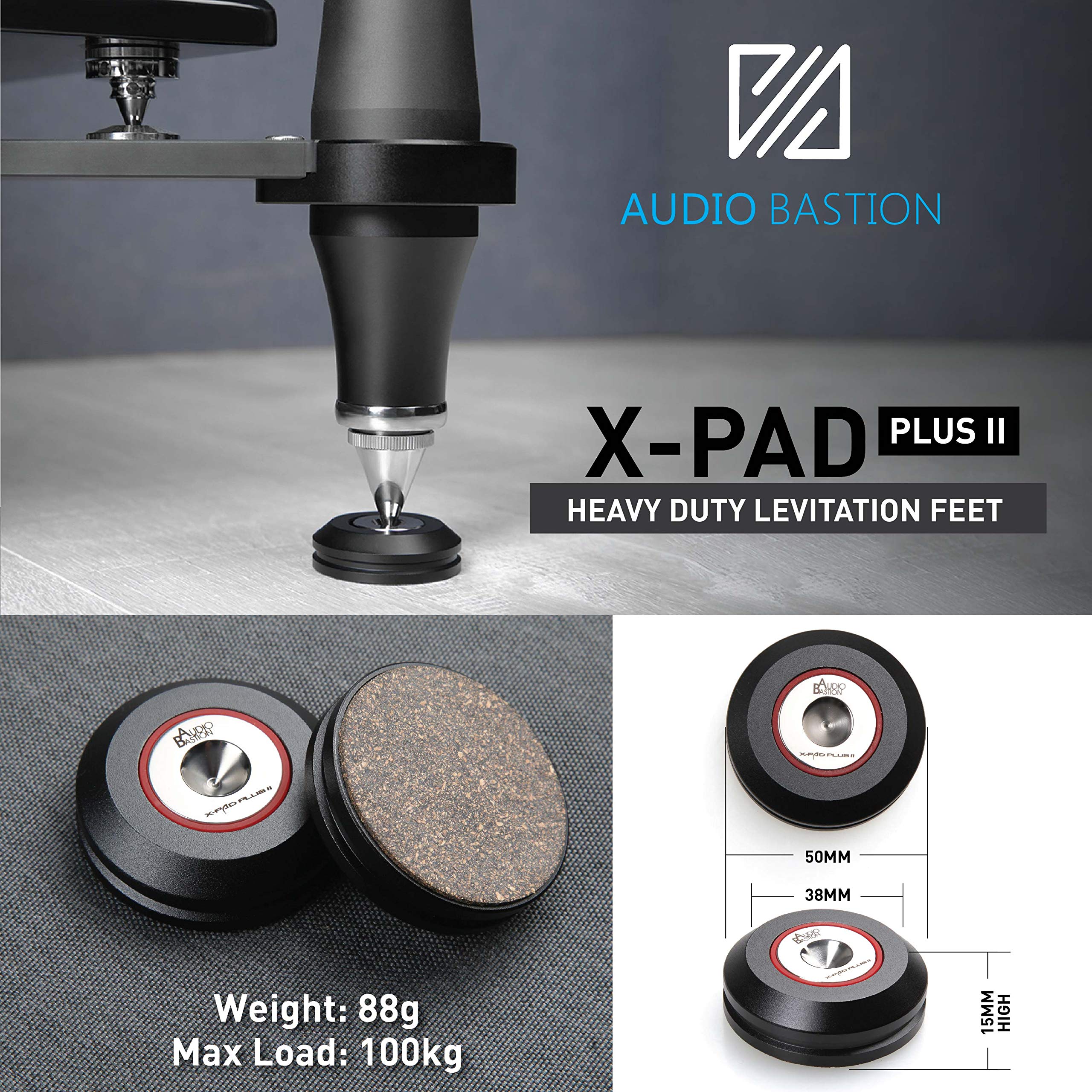 Amazon.com: AUDIO BASTION X-PAD Plus 2 Layers Aluminum Levitation
