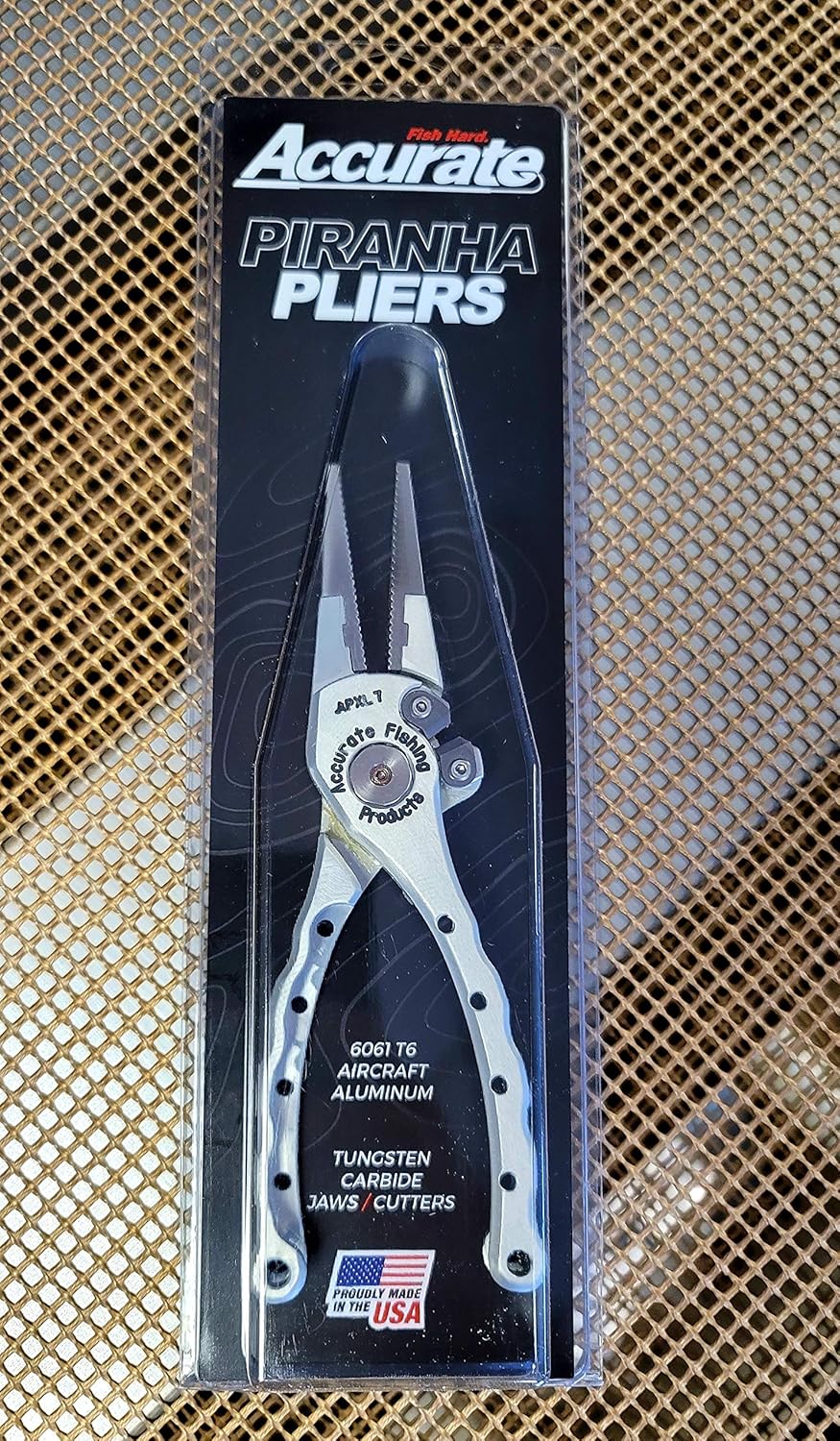 Accurate Fishing Products Piranha APXL 7 Pliers Big Game Fishing Pliers 7"