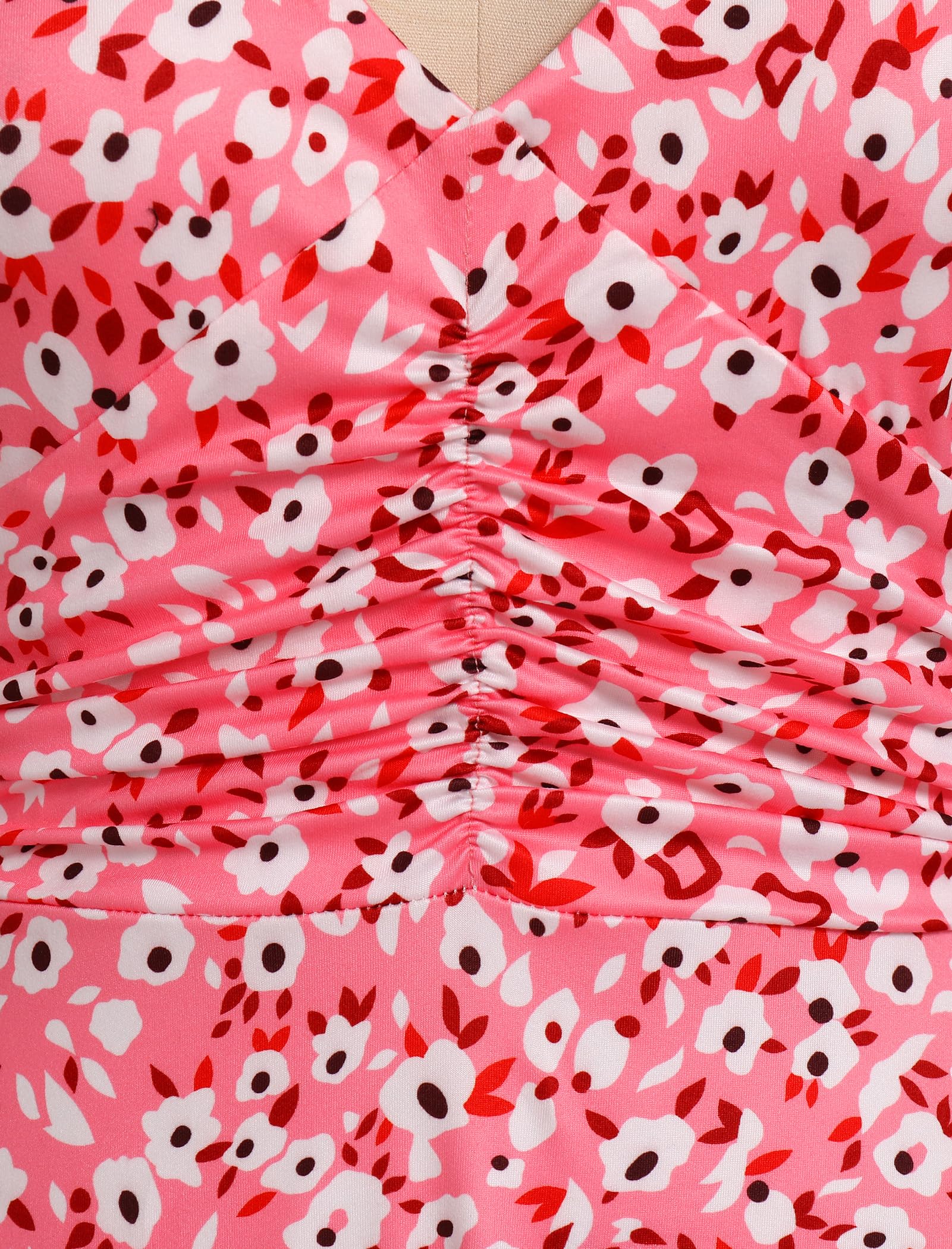 IDOPIP Abito da cocktail da donna, senza maniche, con scollo a V, con scollo a V, linea ad A, elegante, da sera, per matrimoni, feste, vacanze