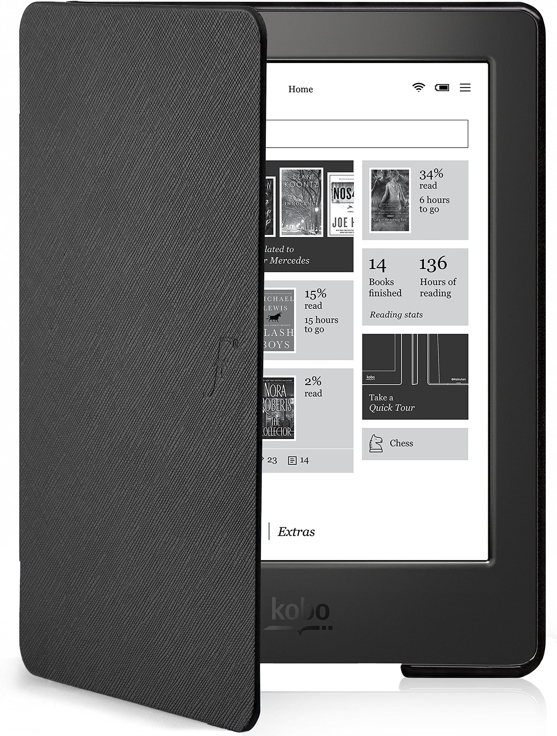 Forefront Cases Coque pour Kobo Aura H2O Edition 1 2014 (1e Génération N250) Étui Housse Coque