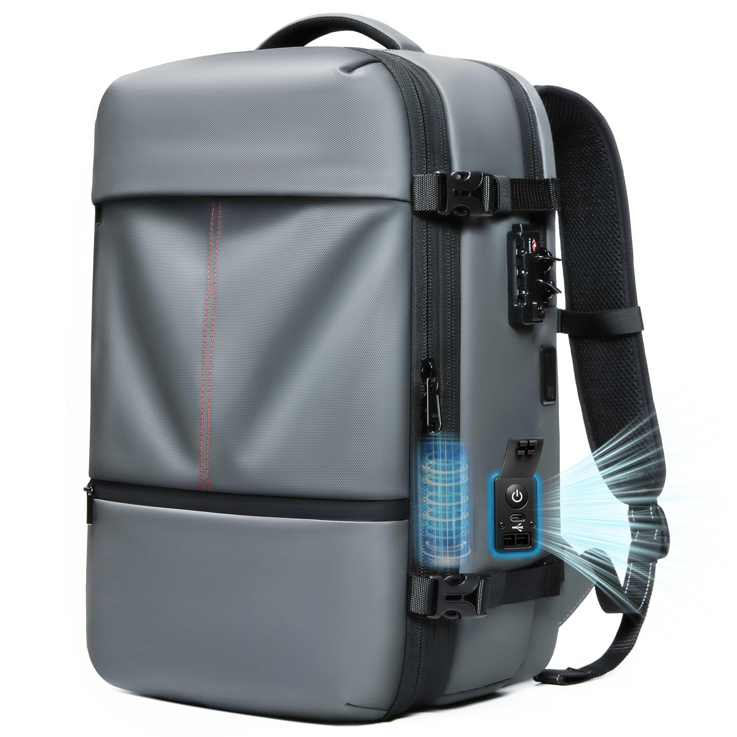 Photo 1 of ** sold as is no refund/return**
IKYWT Vacuum Seal Backpack Travel with Ultra-Power Pump, 80L Expandable Travel Backpack with Vacuum System w/TSA Lock