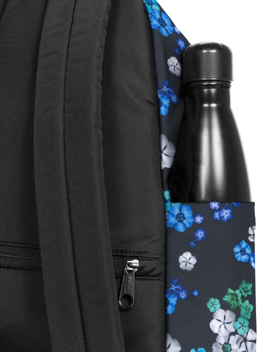 EASTPAK Day Pak'r – 24L Backpack with 14-inch Laptop Sleeve, Front & Security Pockets, Side Bottle Holder, Adjustable Straps, Floral Room Black