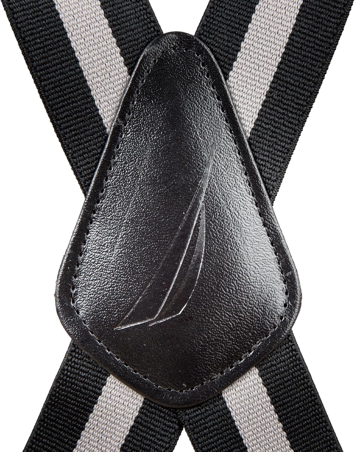Nautica Men's X-Back 1.5" Fully Adjustable Striped Jeans Suspender with Signature Clips