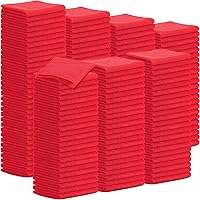 Vista 11 de Tenare Paquete de 100 paños de limpieza de microfibra de 12 x 12 pulgadas, trapos de limpieza reutilizables, toallas de microfibra a granel, paños