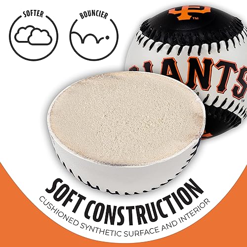Vista 161 de Franklin Sports MLB Team Soft Baseballs - Team Logo - Fan Shop Toy Baseball for Kids - Decoration for Desks and Office
