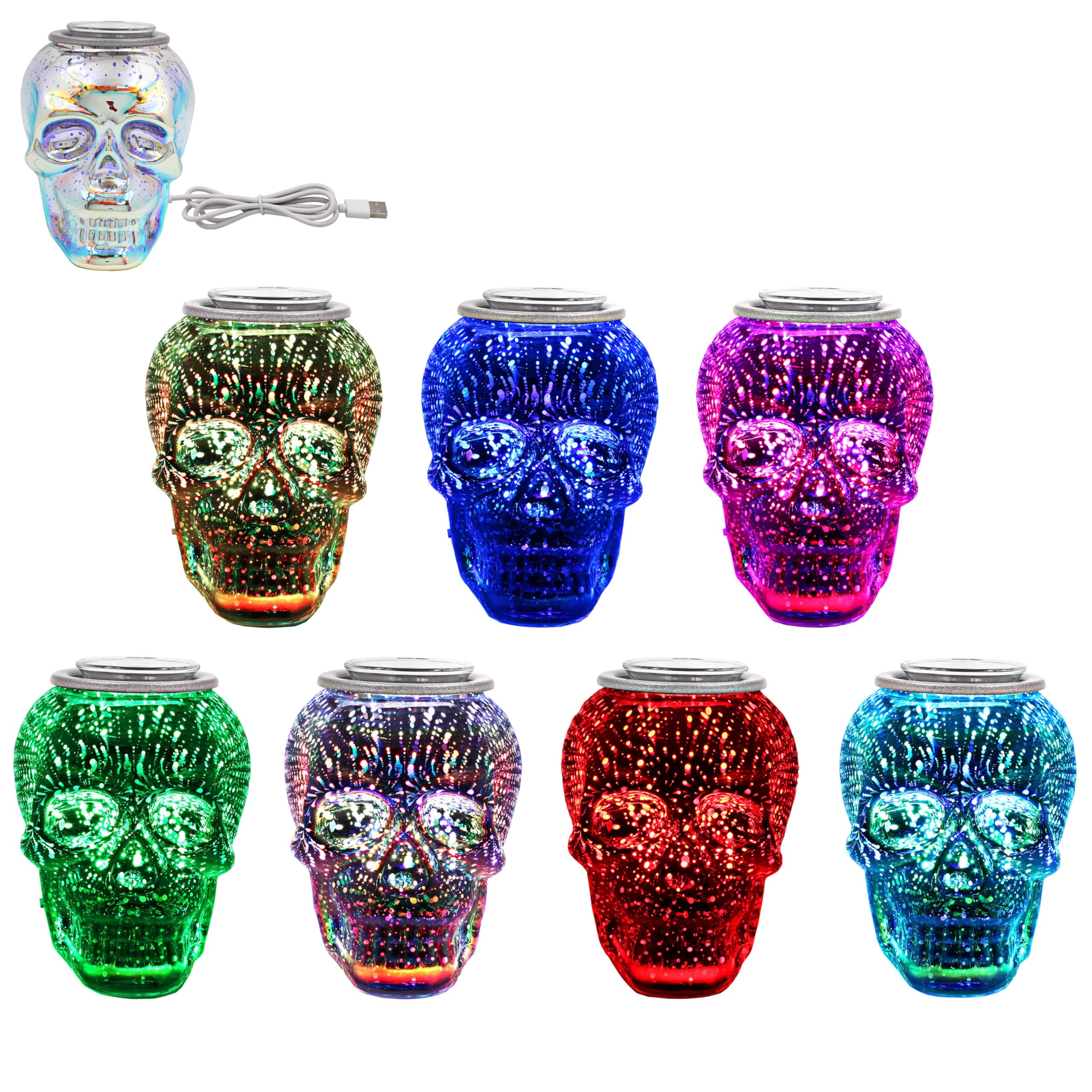 Lesser & Pavey Desire Aroma Desire Aroma Lamp Skull for Home & Living Room | Festive Table Lamp for Home Décor | Stylish Night Light for Bedroom & Hallway | Lovely Gift for Women & Men