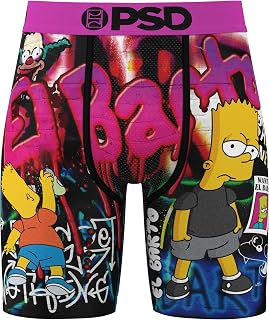 Men's Simpsons Boxer Briefs - Breathable and Supportive Men's Underwear with Moisture-Wicking Fabric