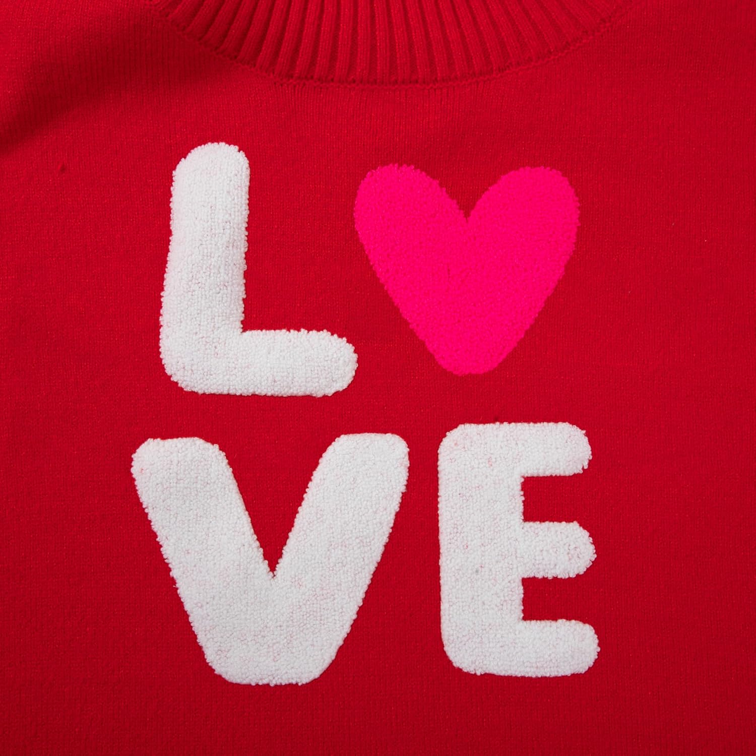Valentines Sweater Women Love Hearts Turtleneck Sweaters Lightweight Knited Outfits Valentines Day Gifts for Her Tops - Image 5