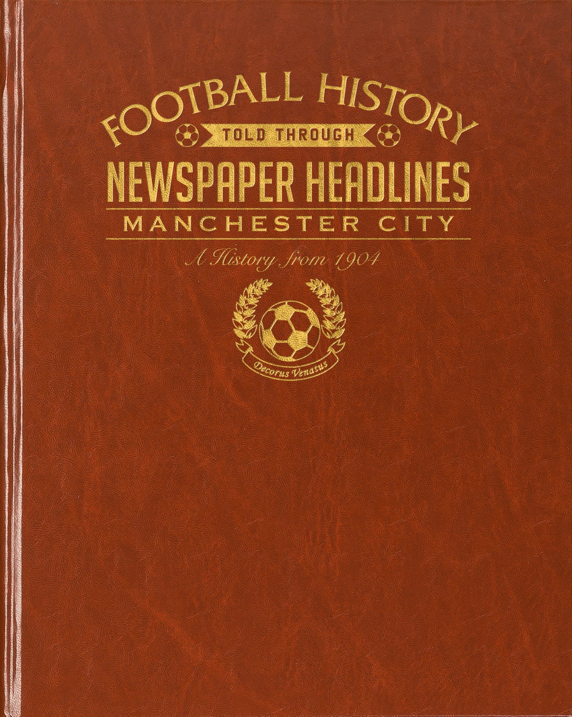 Signature Gifts Premium Personalised Football Newspaper Book