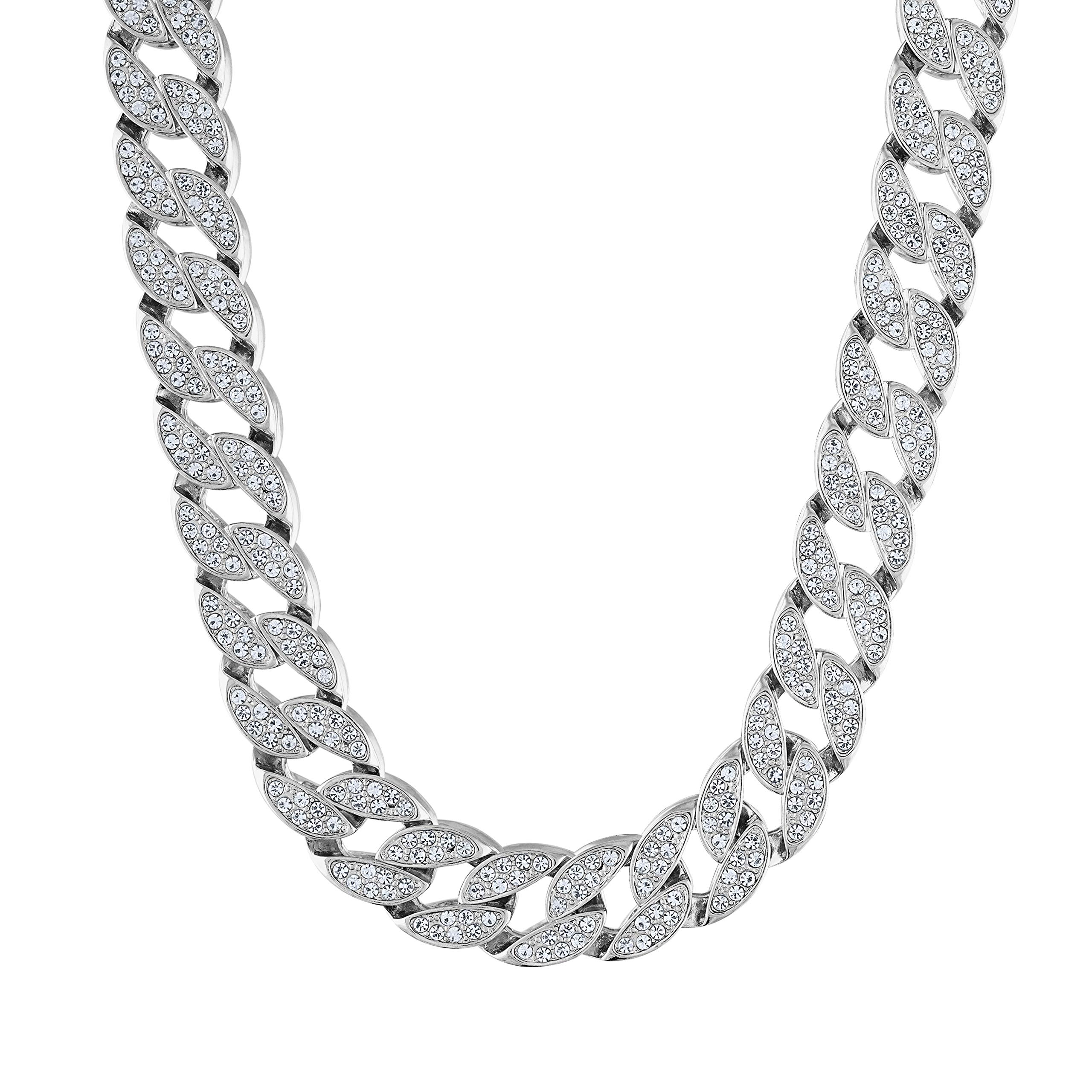 KISPER Miami Cuban Link Chain For Men 16mm