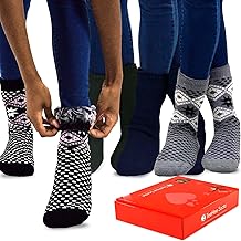 Eco Friendly Heavy Weight Recyled Cotton Winter Thermal Boot Socks Multi Pair for Women Men