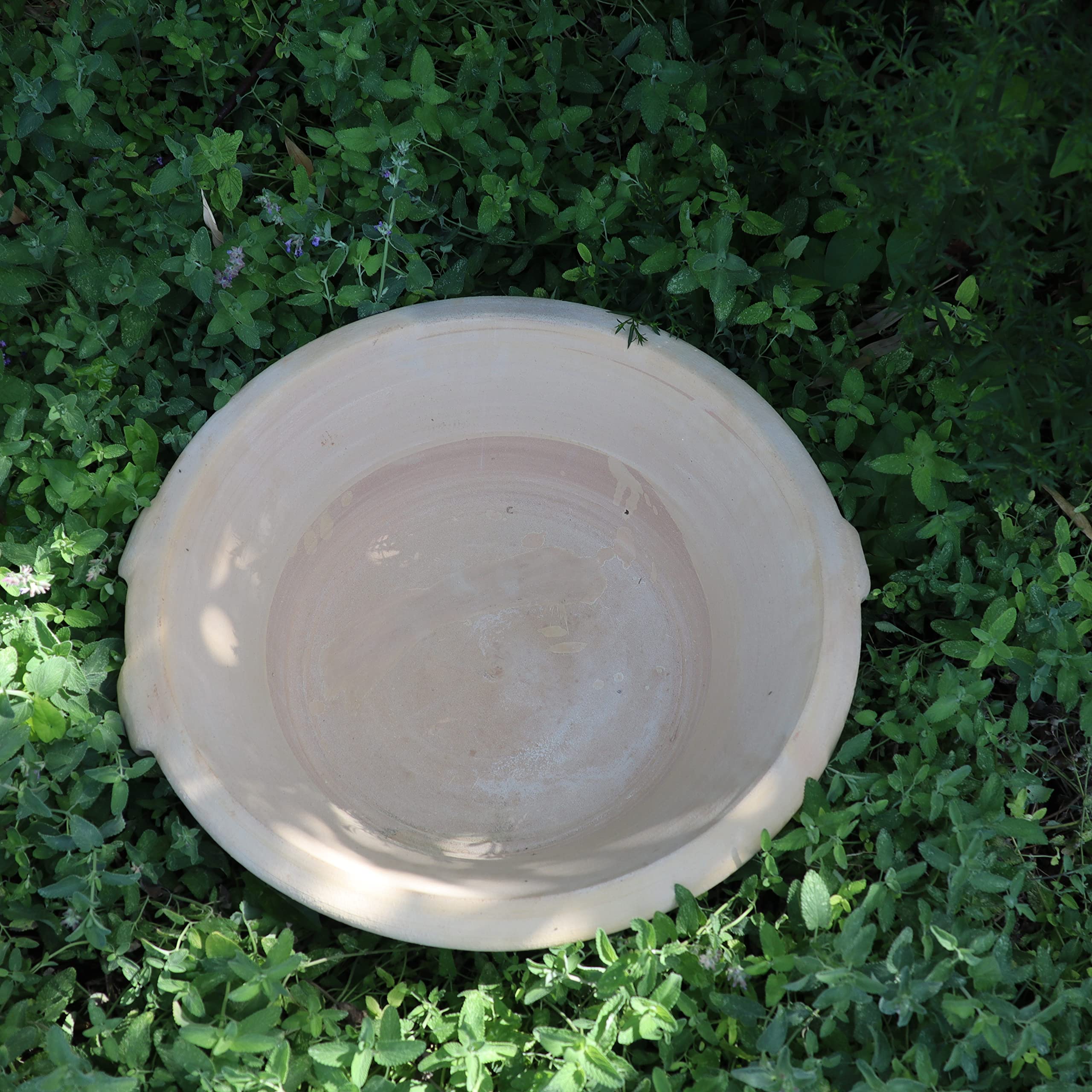 Palatina Werkstatt Crocus - Vaso per piante in terracotta, 40 cm, pezzo unico realizzato a mano, ideale per il giardino e gli esterni