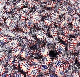 Sugar Free Peppermint Candy 1 Lbs | Hard Candy | Individually Wrapped Starlight Mints | Sugar-free Treat For Diabetics – Keto Friendly And Gluten Free | Made from Natural Peppermint Oil