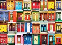 Vista 1 de RoseArt - Kodak Premium - Colorful Montreal Doors - 1000 Piece Jigsaw Puzzle for Adults