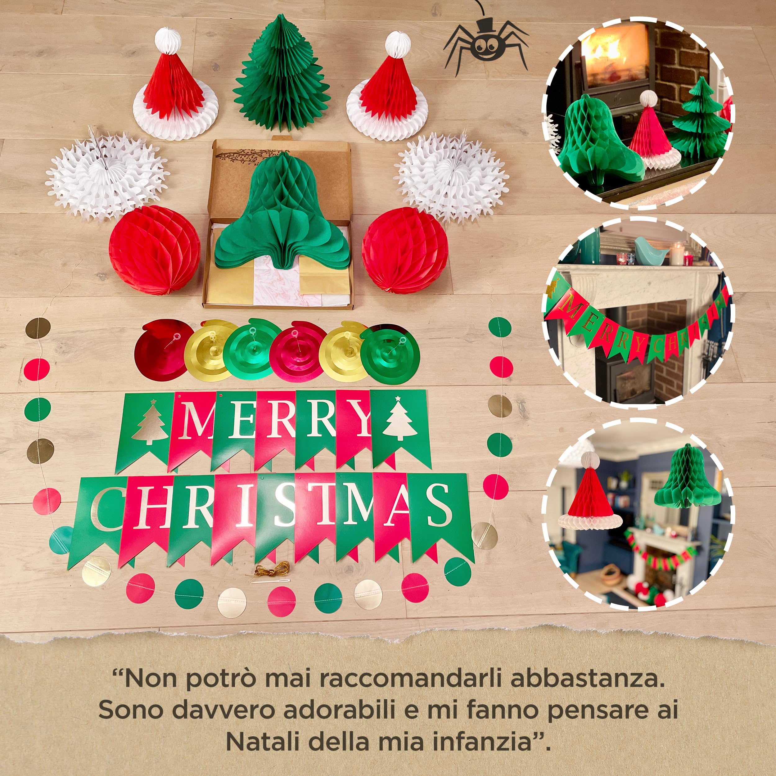 Decorazioni natalizie con la carta: 15 idee fai da te da non perdere