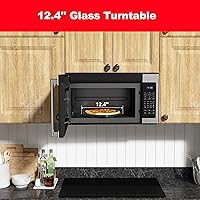 Vista 8 de Galanz GLOMJA17S2B-10 Microondas sobre la estufa, modo ahorro de energía/ECO, cocción exprés de 30 segundos, 9 programas de cocción automática, 1000