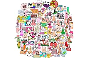 100Pcs Adult Dick Vinyl Sticker Waterproof