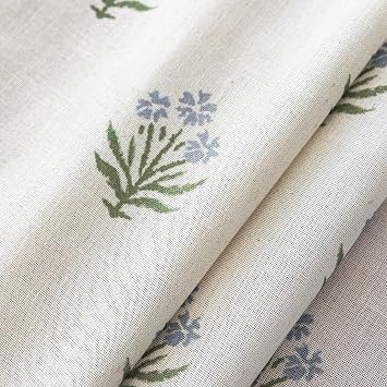 Lino Rosa Kitchen Window Curtains Over Sink,Small Floral Farmhouse Cafe Curtains 24 Inch Length Sets for Windows